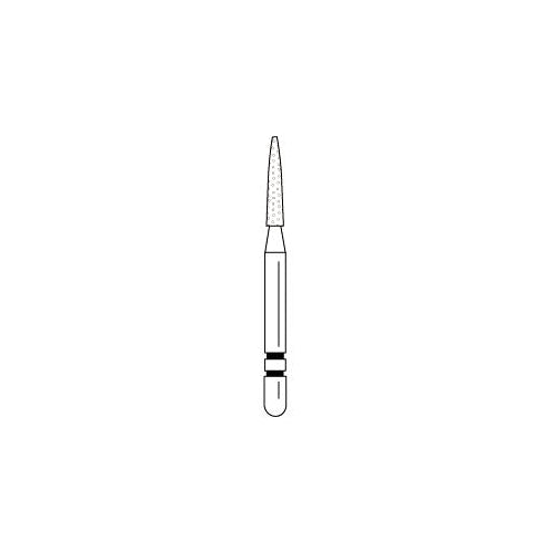 Abrasive Technology 260.6.5VF Two Striper FG Friction Grip Flame Shaped Very Fine Grit Diamond Burs 5/Pk 2015182 Abrasive Technology 260.6.5VF Two Striper FG Friction Grip Flame Shaped Very Fine Grit Diamond Burs 5/Pk 2015182